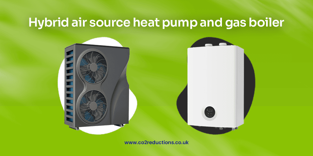Hybrid air-source heat pump and gas boiler system UK